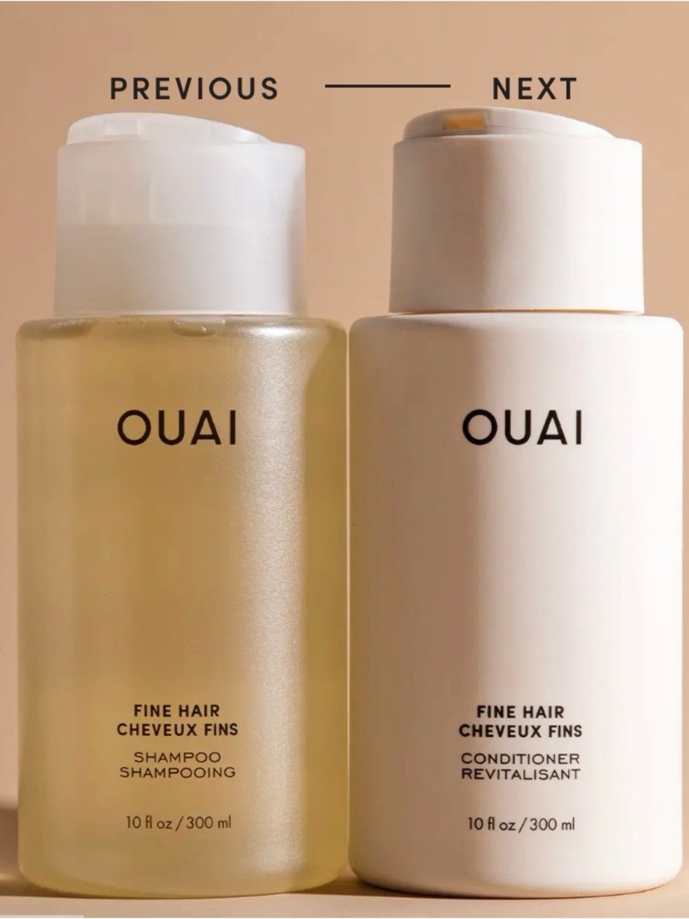 OUAI Fine Hair Shampoo & Conditioner Set